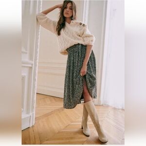 Sezane Elie Skirt Imprimé Léopard - Size 36